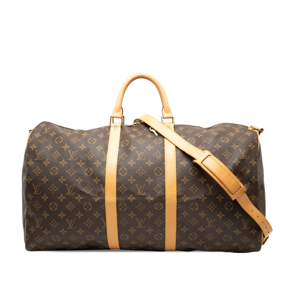 Pre-Loved Louis Vuitton Monogram Keepall Bandouliere 55 - Picture 1 of 7